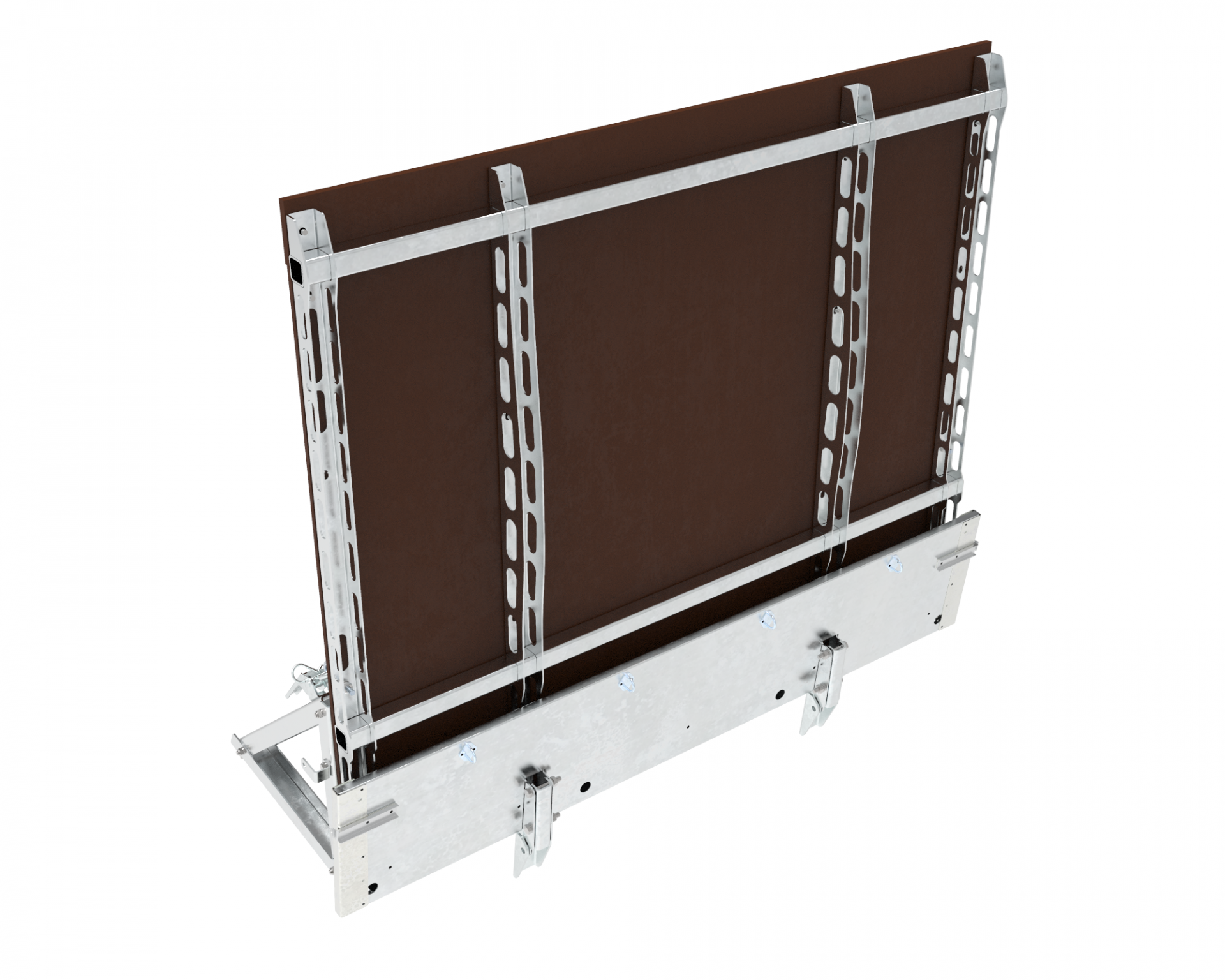 Трап-борт 1200 для прицепа — вид сзади Трап-борт 1200 для прицепа — вид сзади